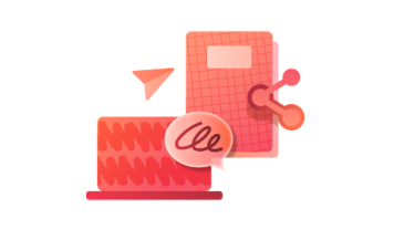 Icon depicting a notebook and open laptop